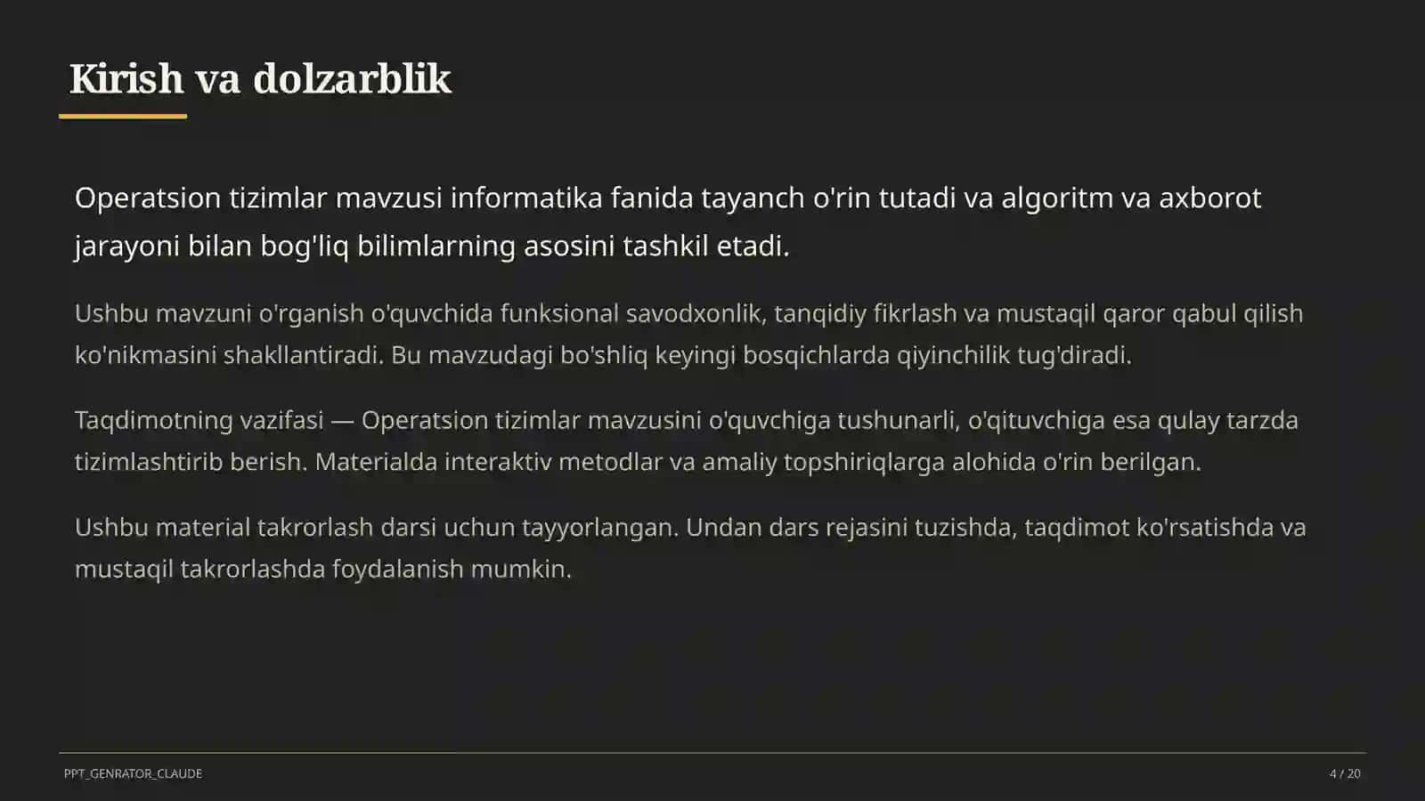 Operatsion tizimlar (6-sinf) 4