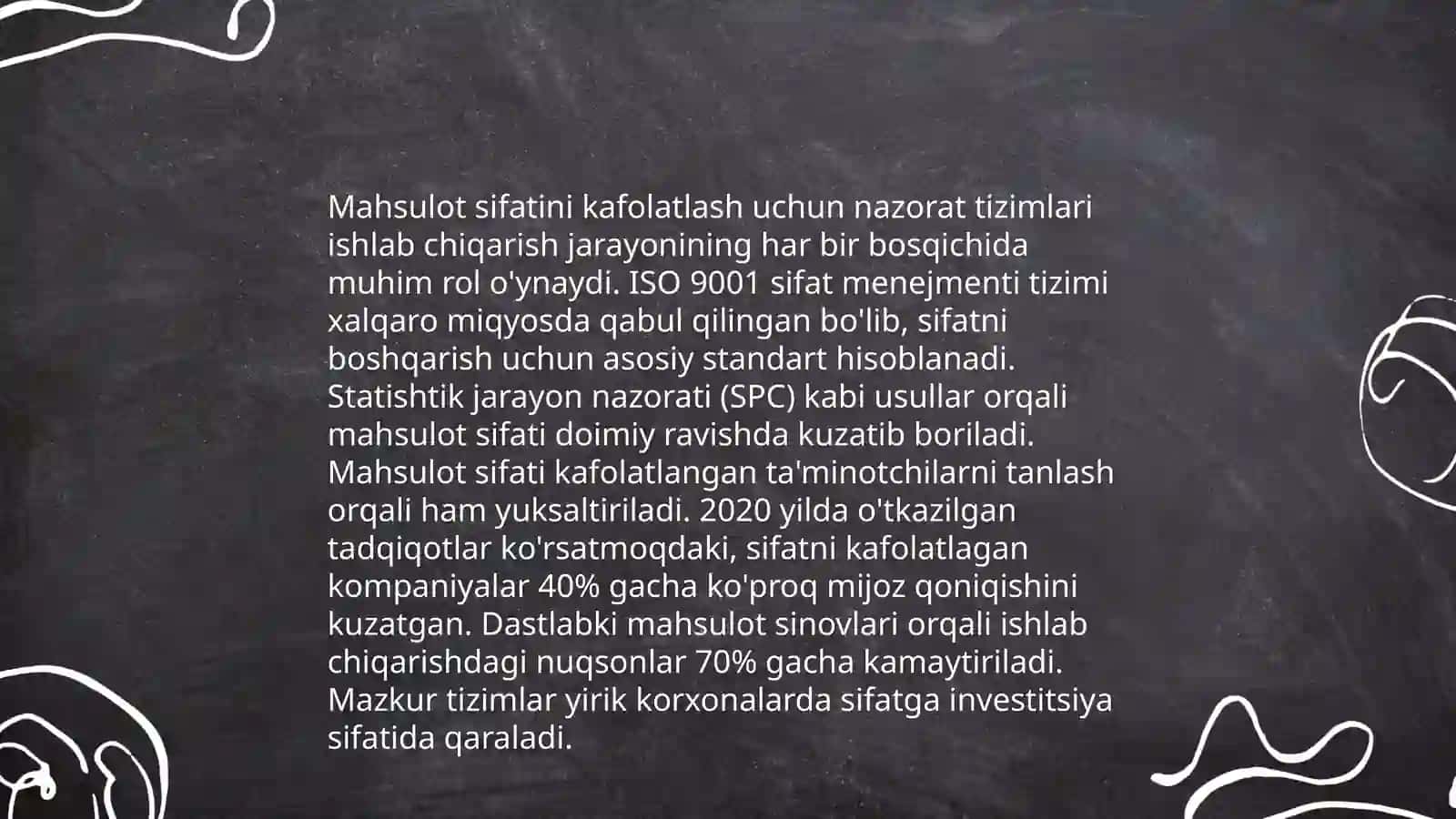Ishlab chiqarish unumdorligi va mahsulot sifati 4