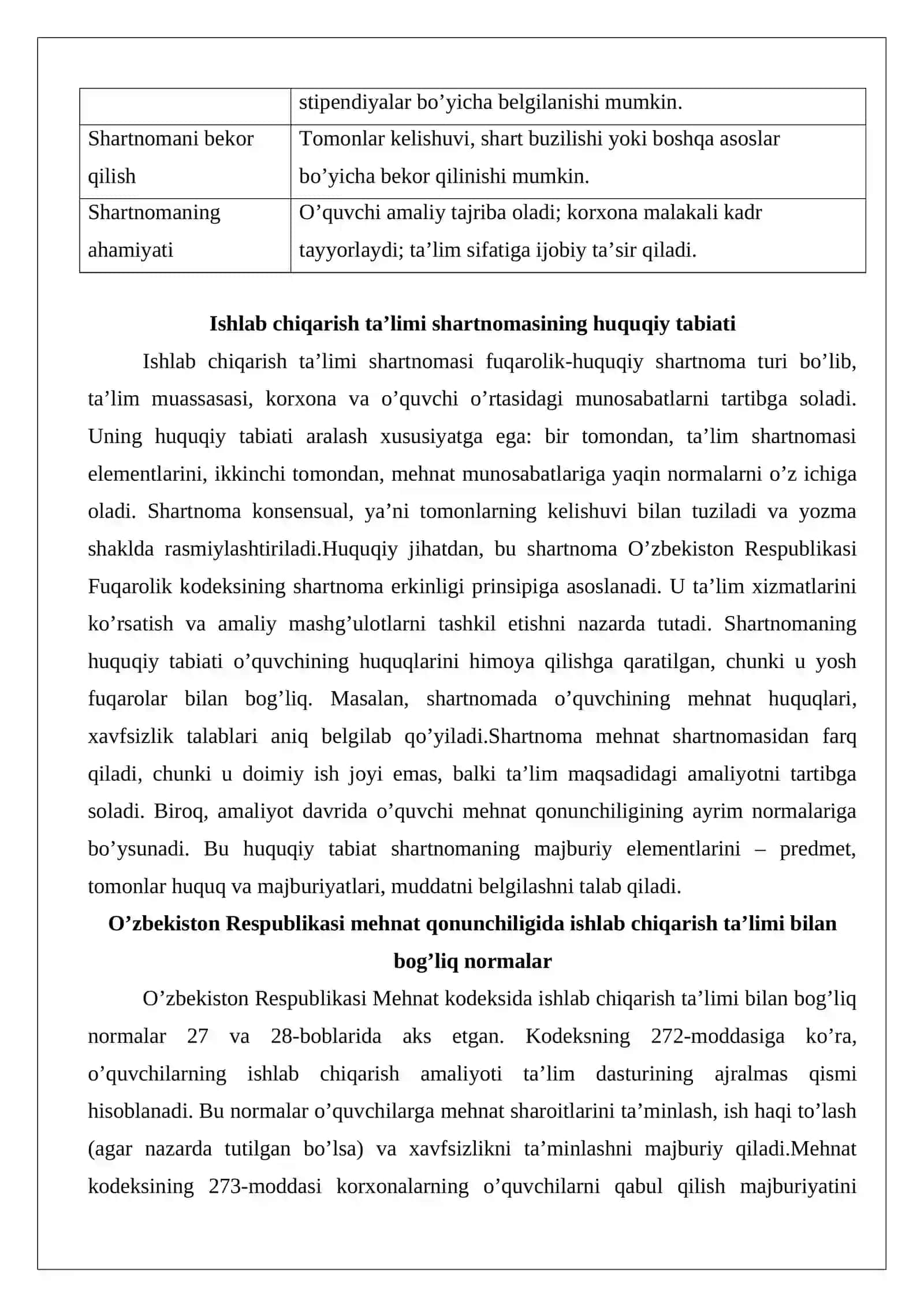 Ishlab chiqarish ta’limi shartnomasi 4