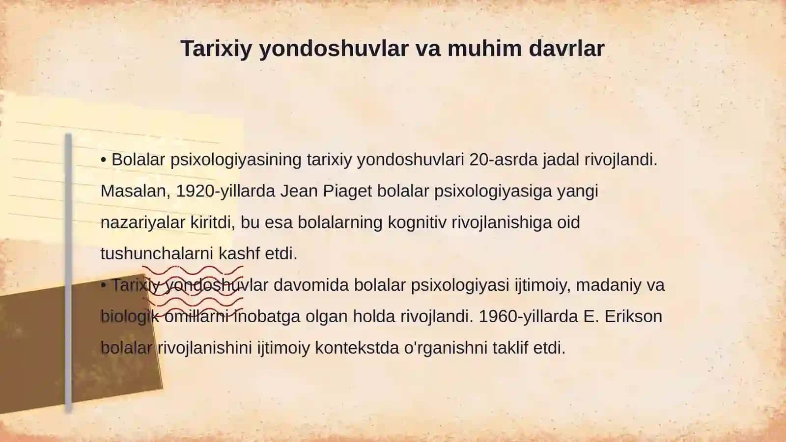 Bolalar psixologiyasining fan sifatida shakllanish tarixi 4