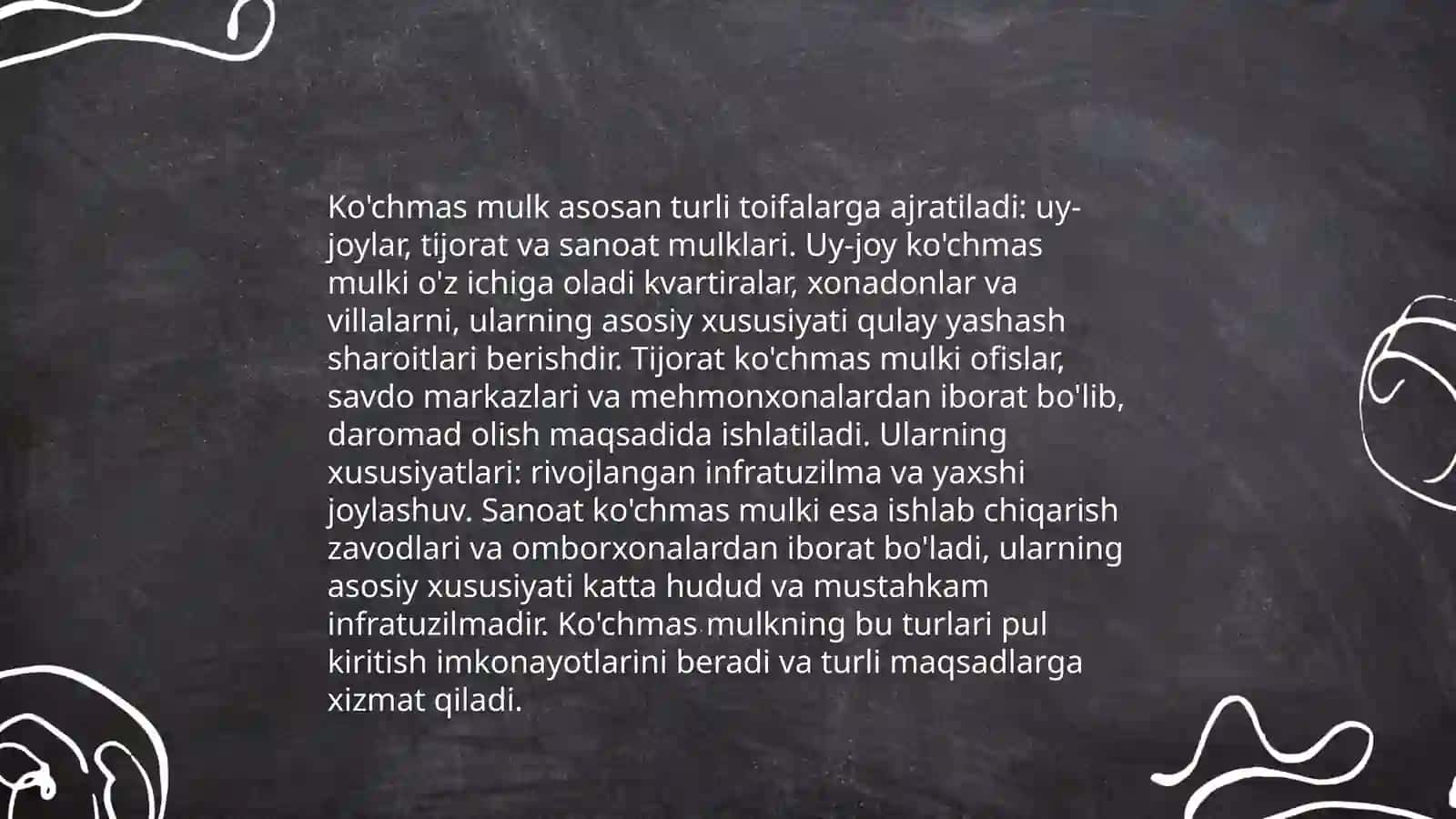 Ko'chmas mulk ekspertizasi va kadastri asoslari 4
