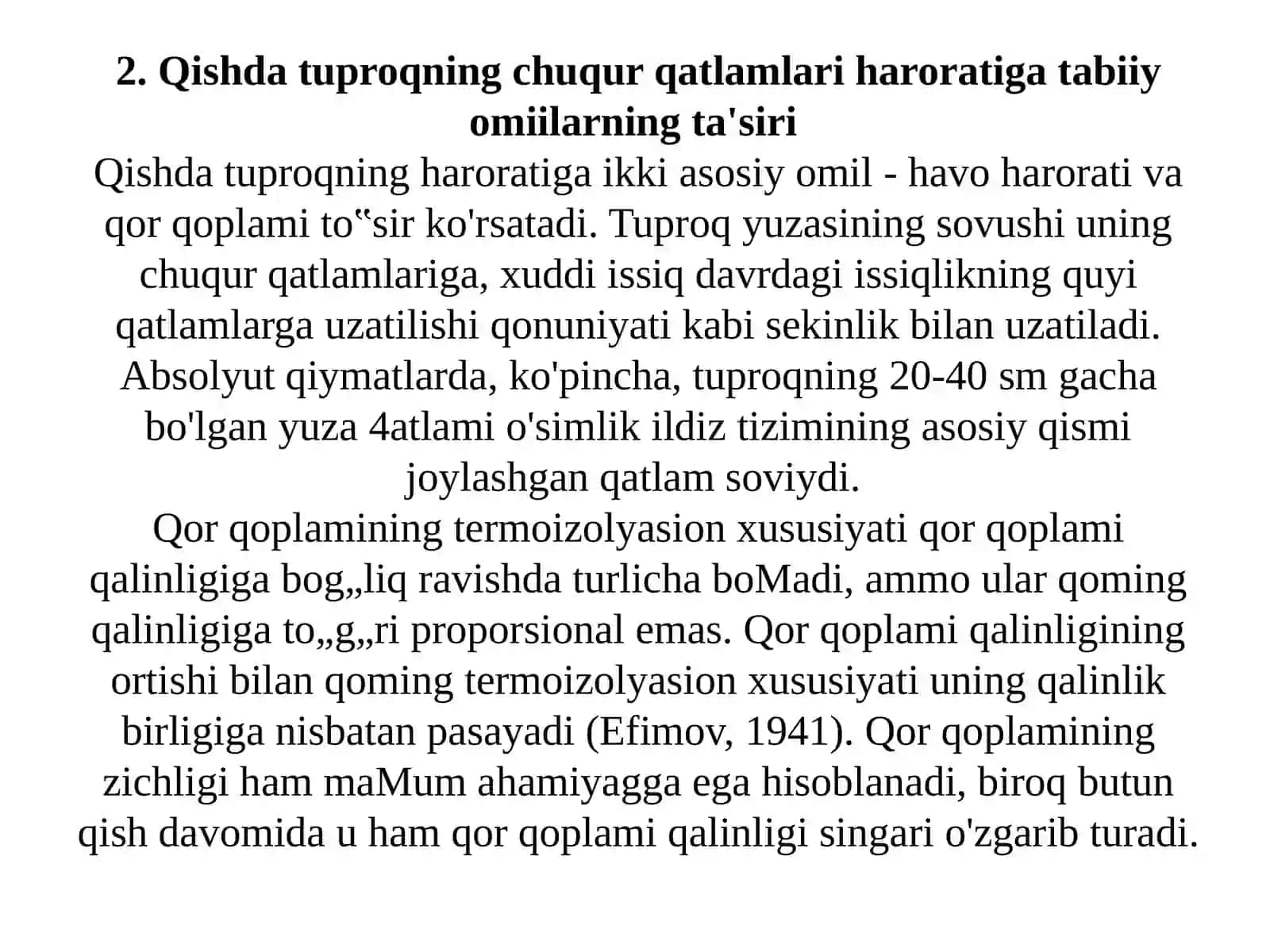 Qish davridagi tuproq iqlimi va uni boshqarish 4