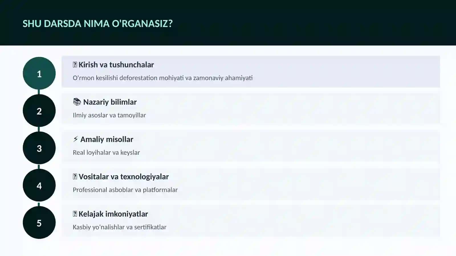 GEOGRAFIYA VA EKOLOGIYA O'rmon kesilishi deforestation 4