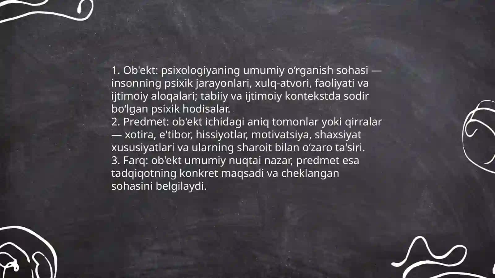 Psixologiya fanining predmeti va tadqiqot metodlari 4