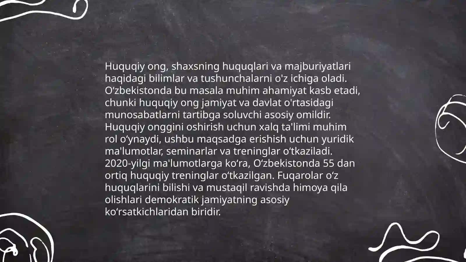Huquqiy madaniyatning tarkibiy qismlari 4