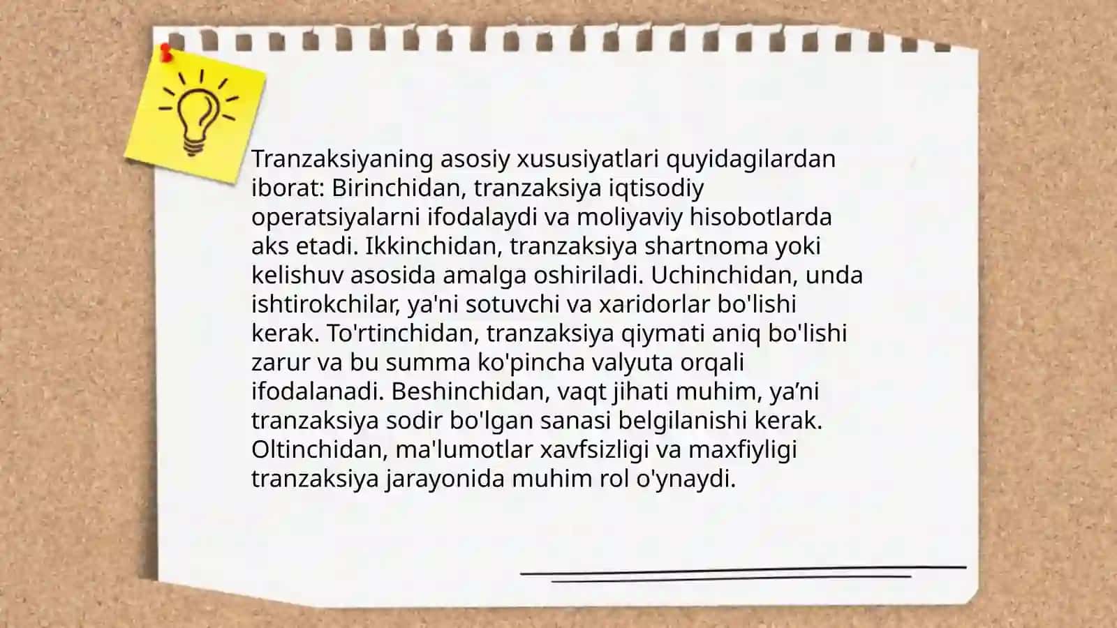 Dasturlash tilining tranzaksiya bosqichlari 4
