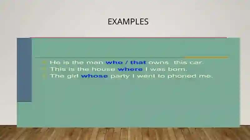 Relative clause ppt Grammatika 4