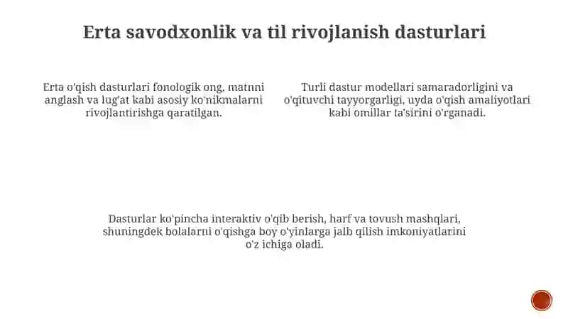 Maktabgacha ta'lim tashkilotlarida tadqiqot loyihasi va dasturi 4