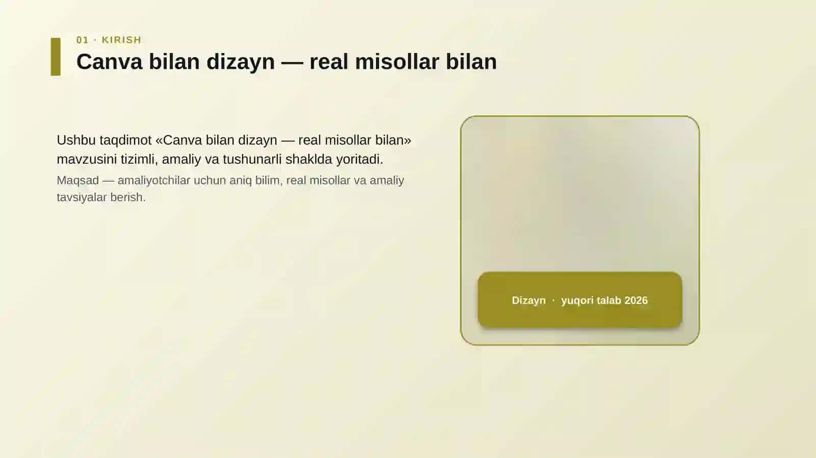 Canva bilan dizayn — real misollar bilan 4
