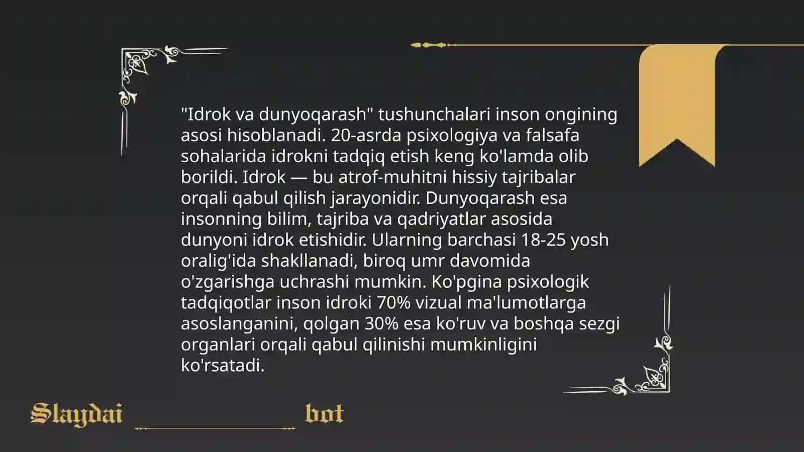 Idrokning psixologik asoslari 4