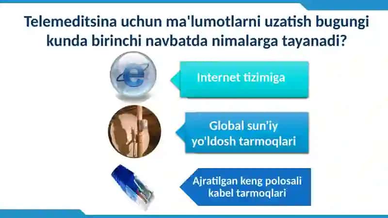 Telemeditsina imkoniyatlari va istiqbollari 4
