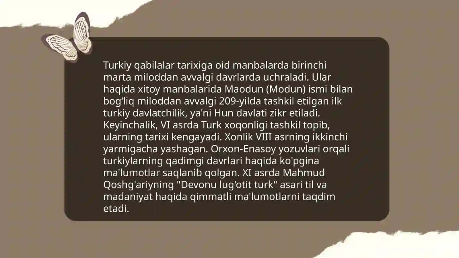 "Sharafnomai shohiy" Asaridagi turkiy qabilalar haqida maʼlumotlar 4