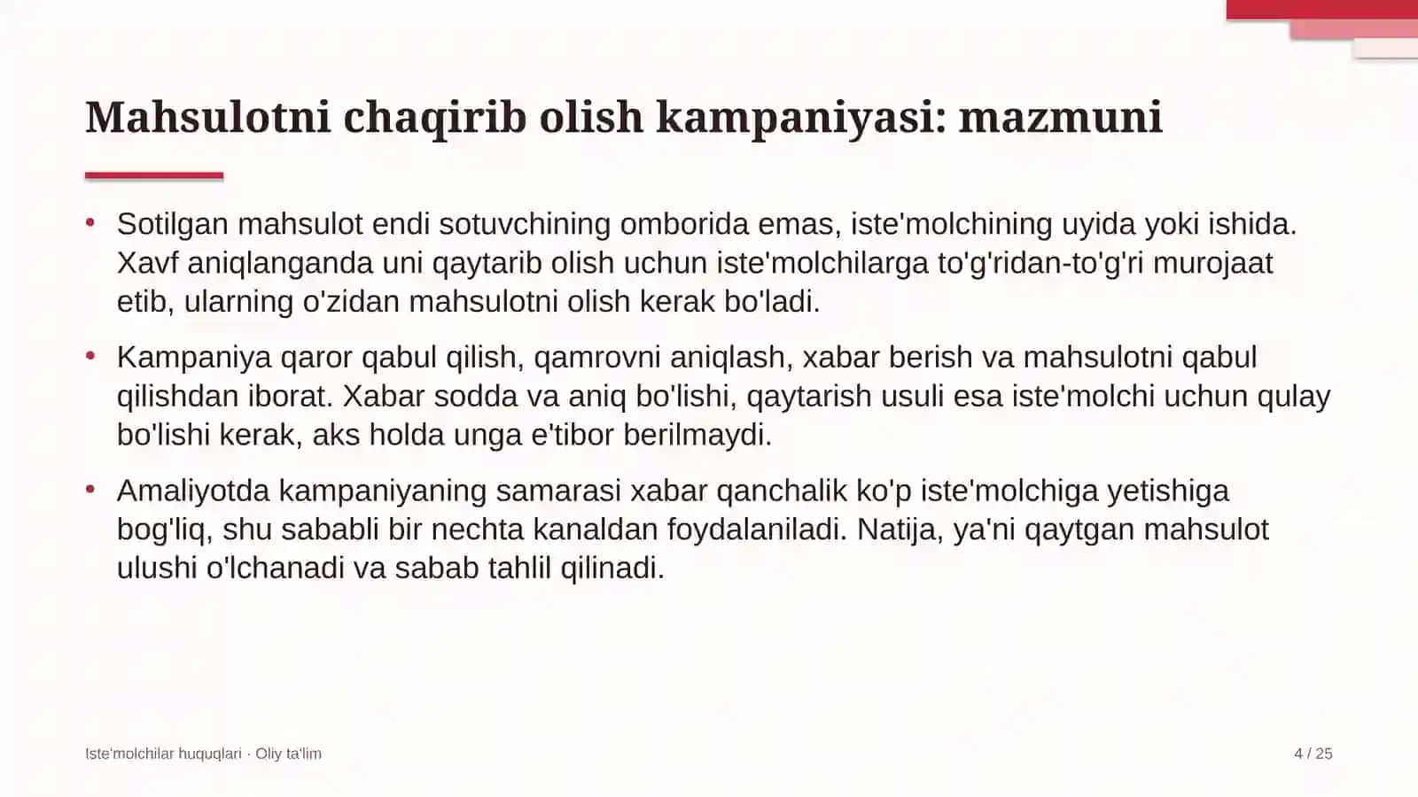 Bolalar nashrlarida mahsulotni chaqirib olish kampaniyasini o'tkazish 4