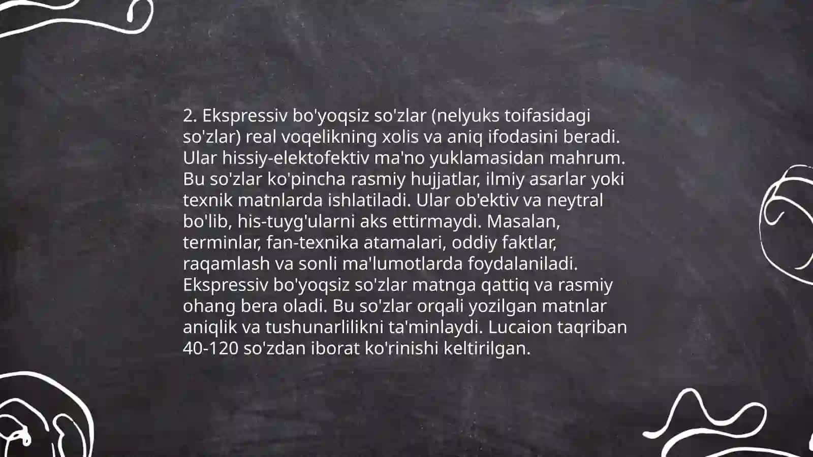 Emotsional-ekspressiv so'zlari 4