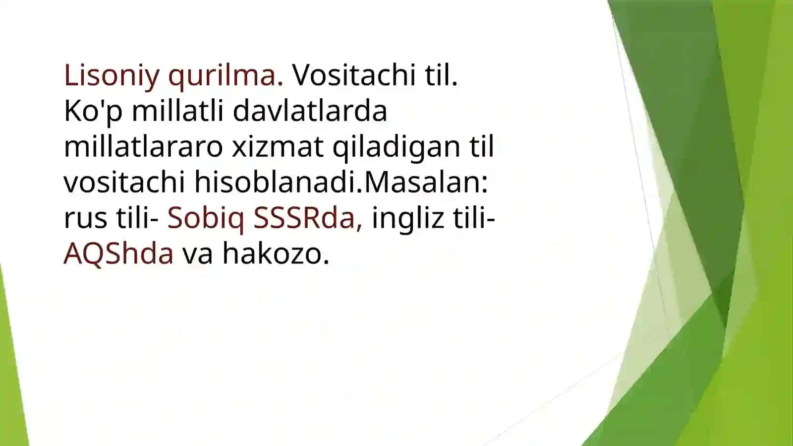 Markaziy Osiyo davlatlaridagi lisoniy vaziyat 4