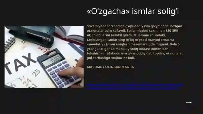 NOODATIY SOLIQ TURLARI 4