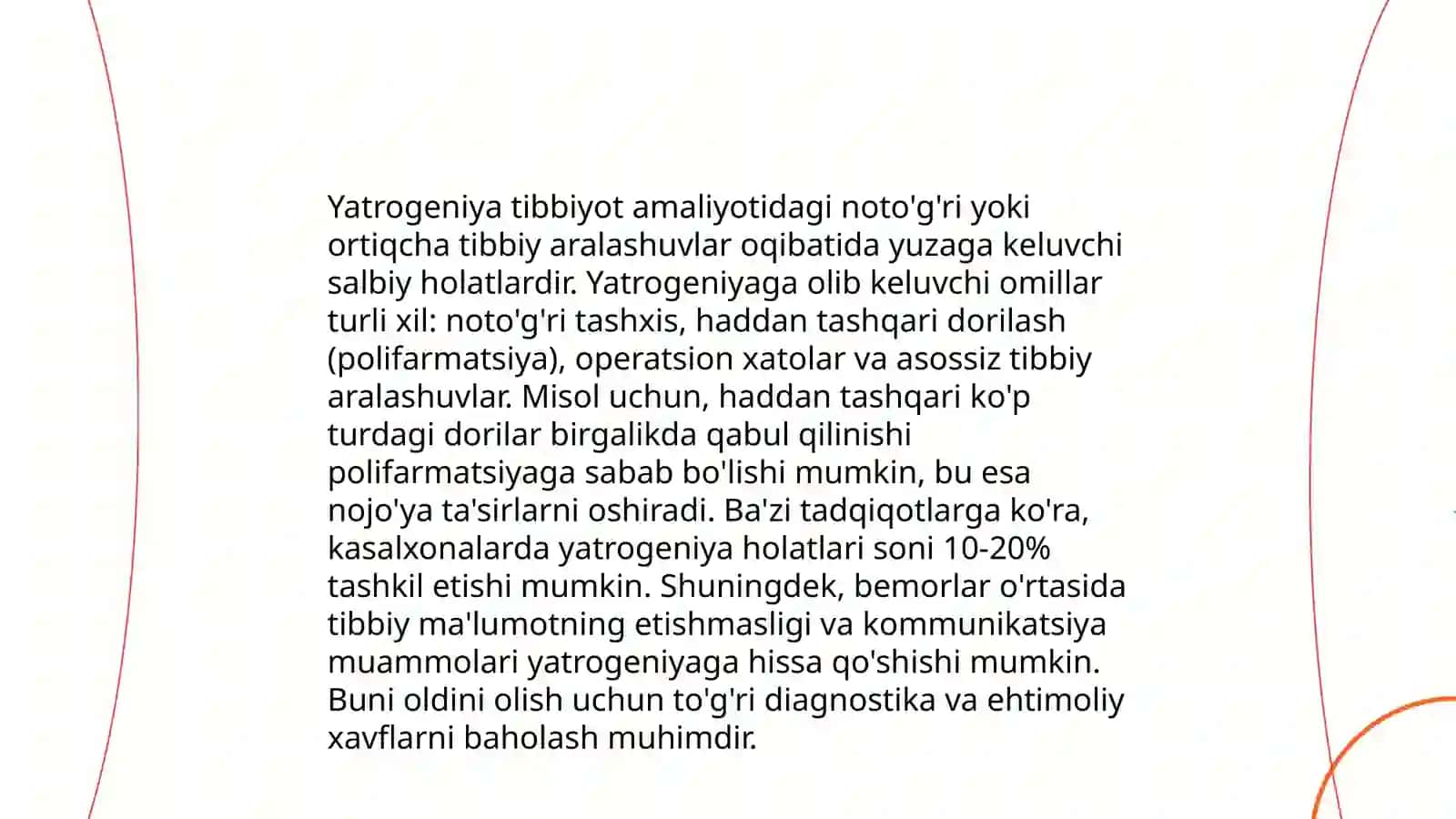 Hozirgi zamon tibbiyotida yatrogeniya muammolari 4