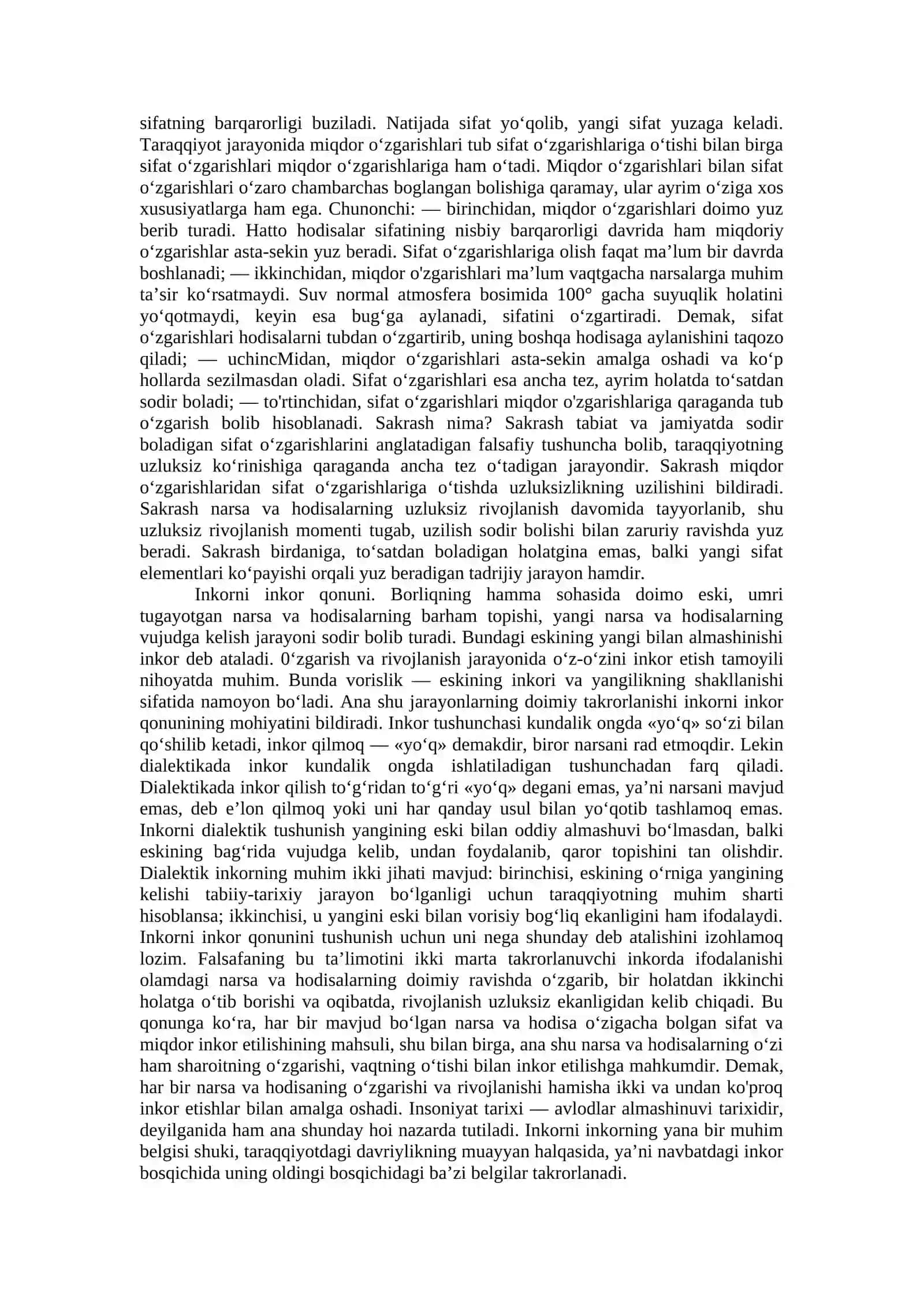 Rivojlanish falsafasi 4