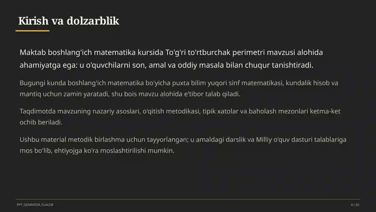 To'g'ri to'rtburchak perimetri (2-sinf) 4