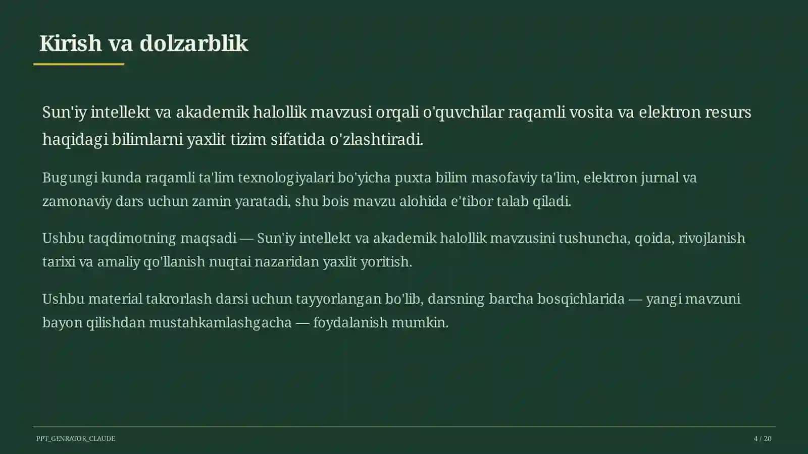 Sun'iy intellekt va akademik halollik 4