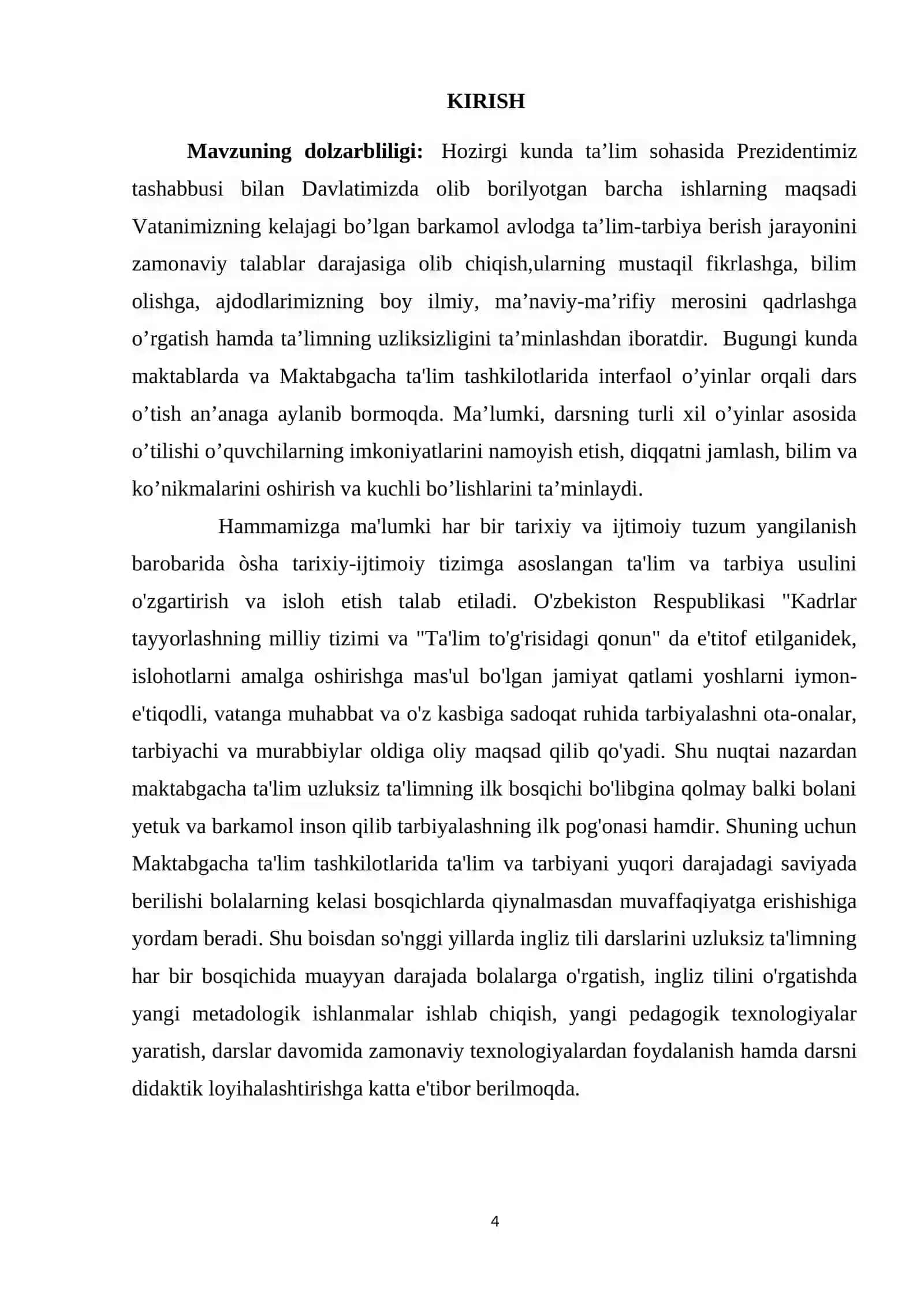 DIDAKTIK O’YINLAR VOSITASIDA BOLALARNI AQLIY JIHATDAN TARBIYALASH 4