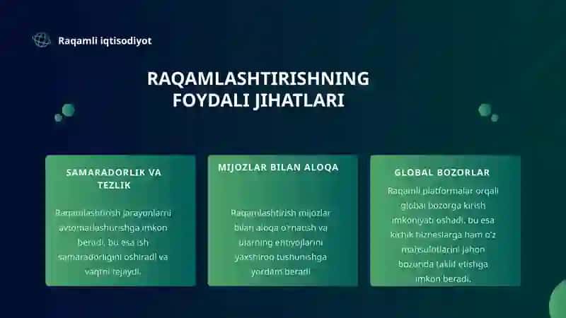 Kelajak texnologiyalari va raqamlashtirish oqibatlari 4