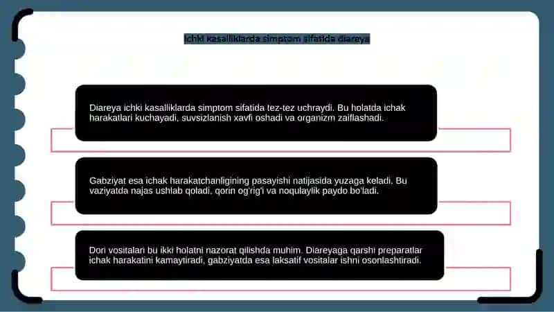 Diareya va qabziyat 4
