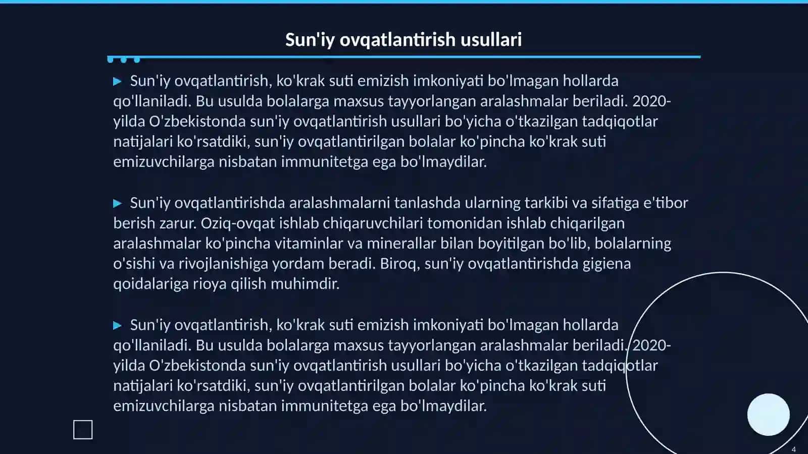 Ko'krak yoshidagi bolalarni ovqatlantirish 4