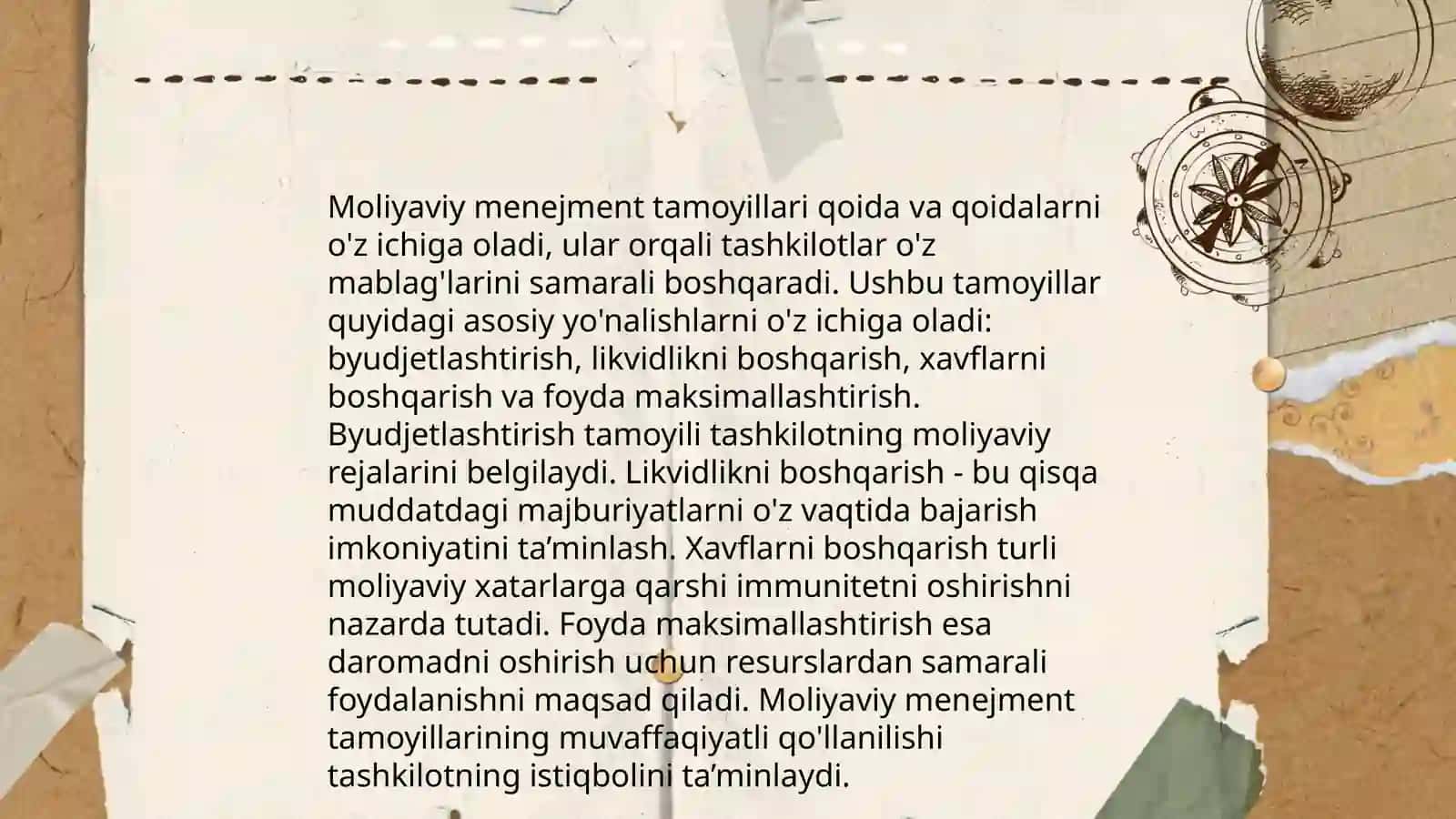 Moliyaviy menejmentning kontseptual asoslari 4