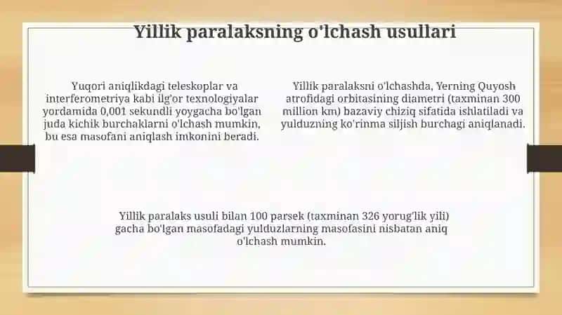Yillik parallaks 4