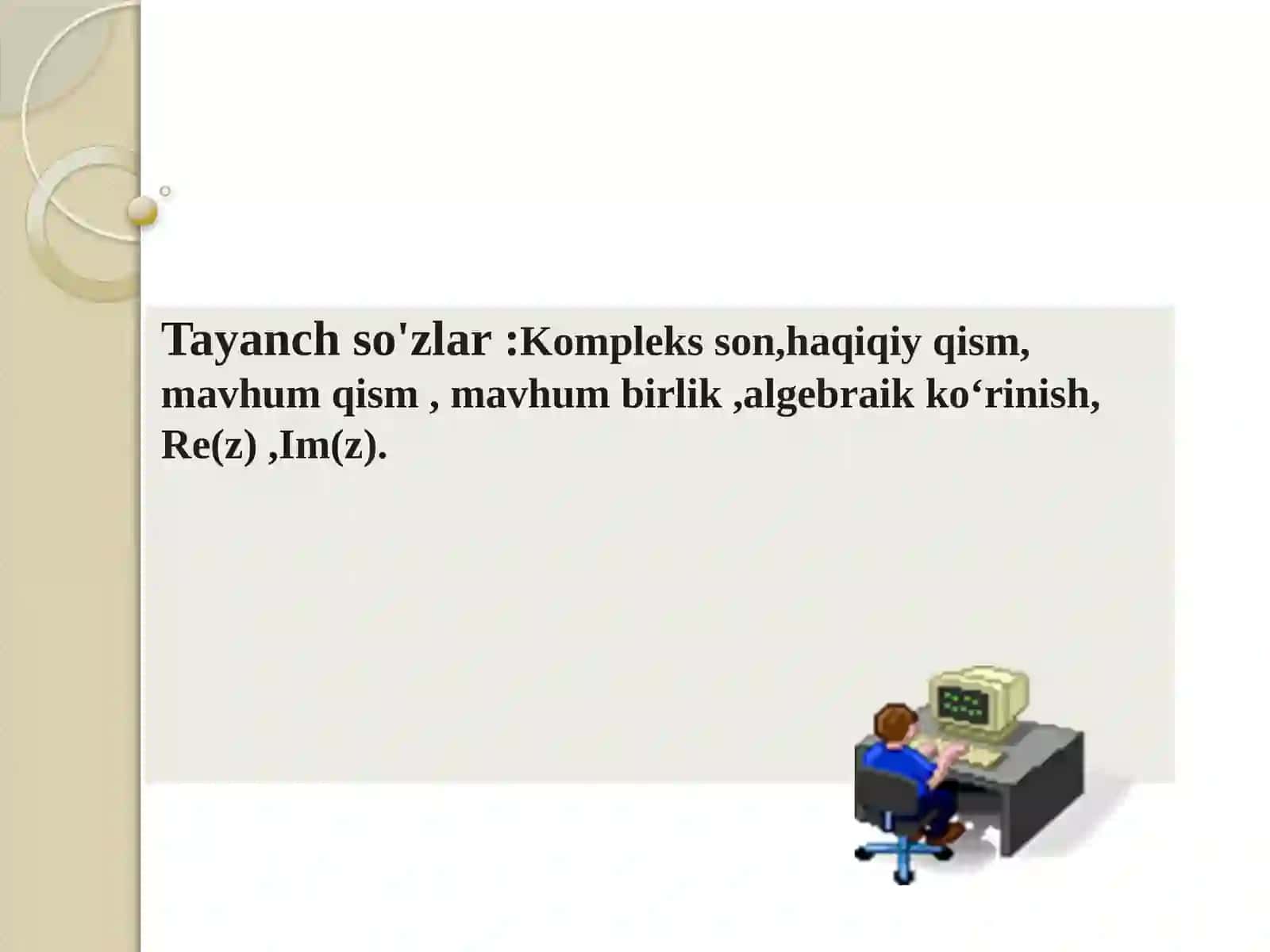 Kompleks sonlar va ular ustida amallar 4
