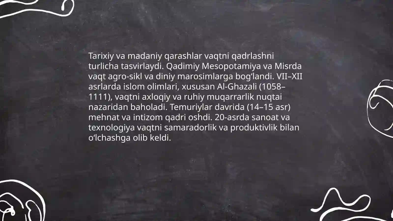 Vaqt bebaho ne'mat 4