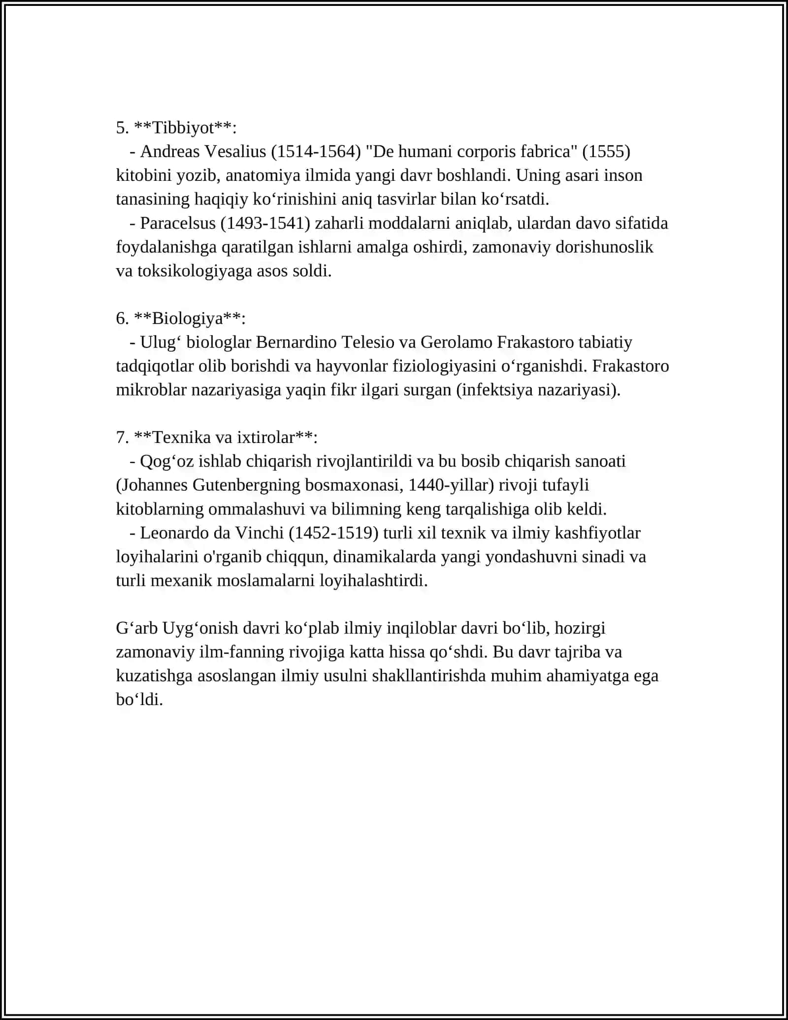 GʻARB UYGʻONISH DAVRI PEDAGOGIKA FANI TARAQQIYOTI 4