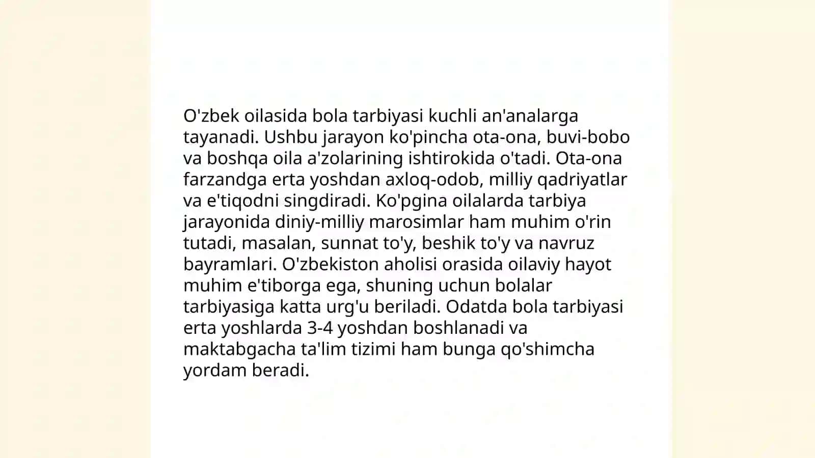 O'zbek oilasidagi milliy tarbiya mazmuni 4