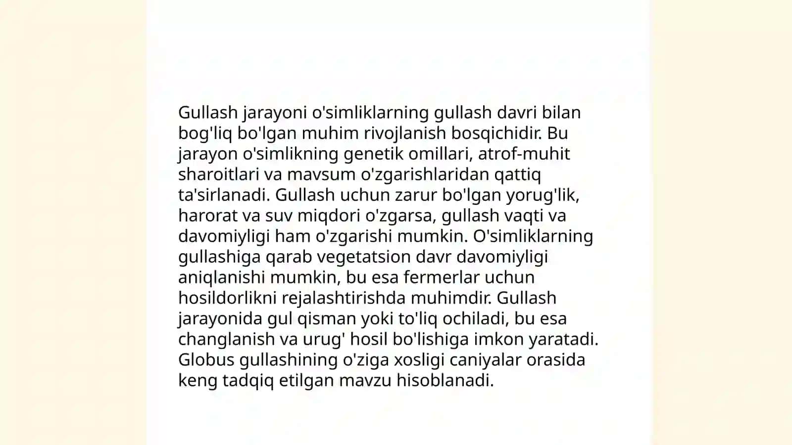Tariq va sulida gullash biologiyasi 4