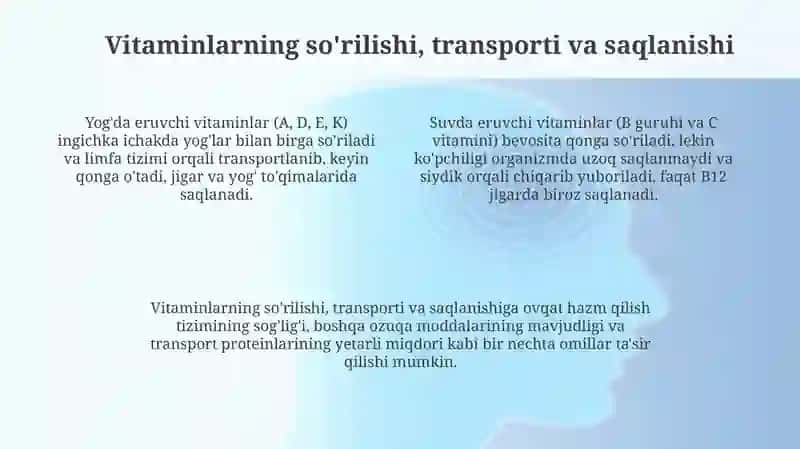Tabiiy va sun'iy vitaminlar 4