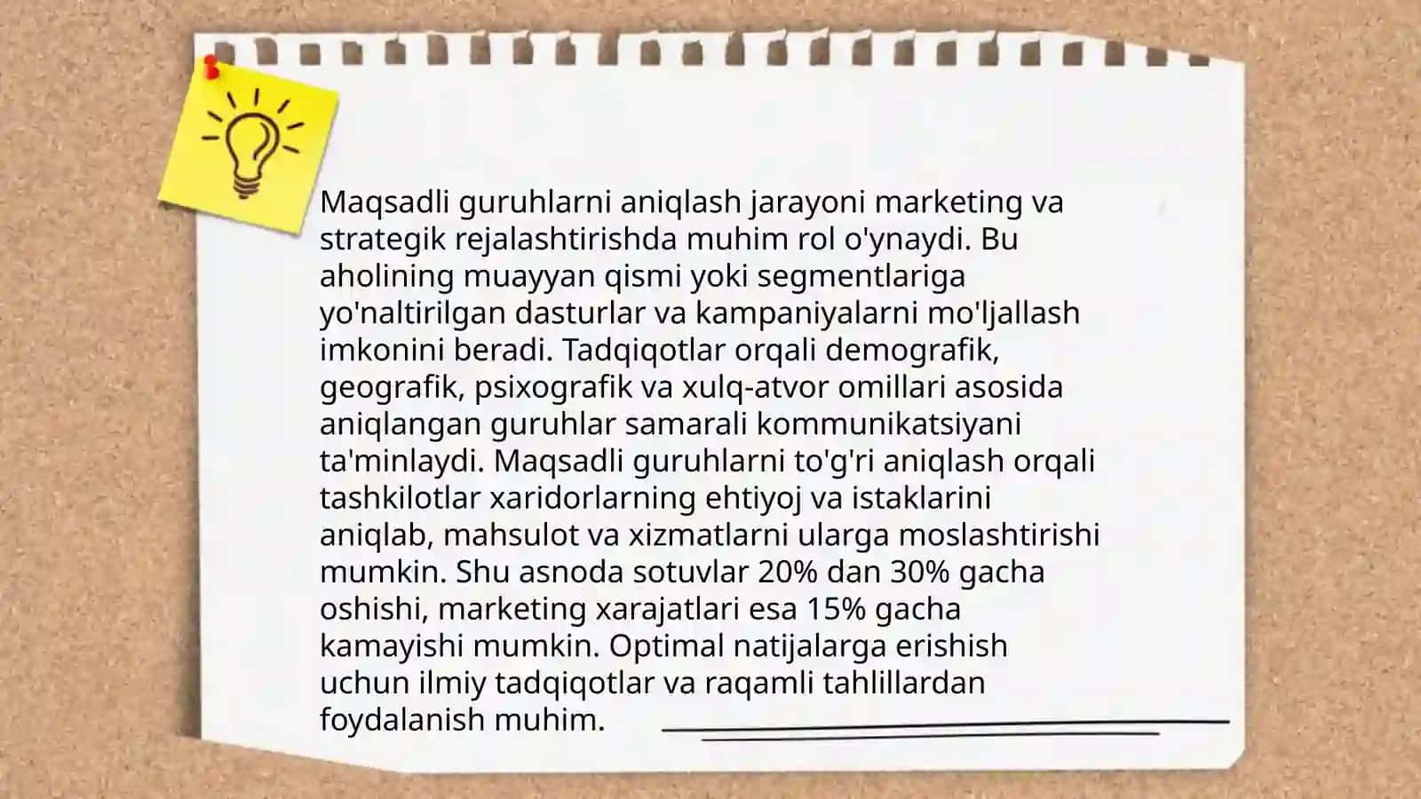 Ehtiyoj oʻrganish metodlari 4