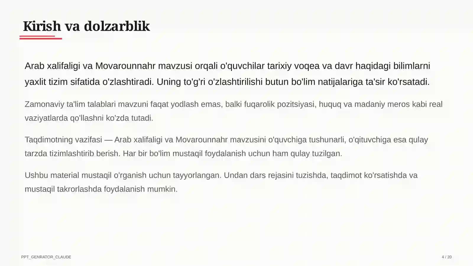 Arab xalifaligi va Movarounnahr (7-sinf) 4