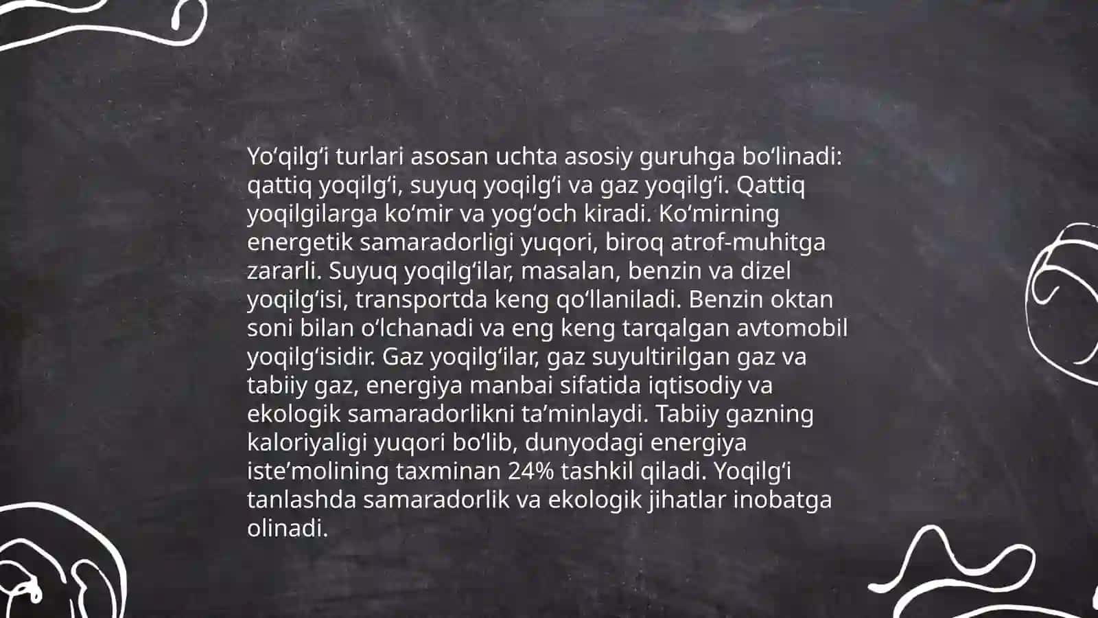 Yoqilgʻi yordamida energiya olish 4
