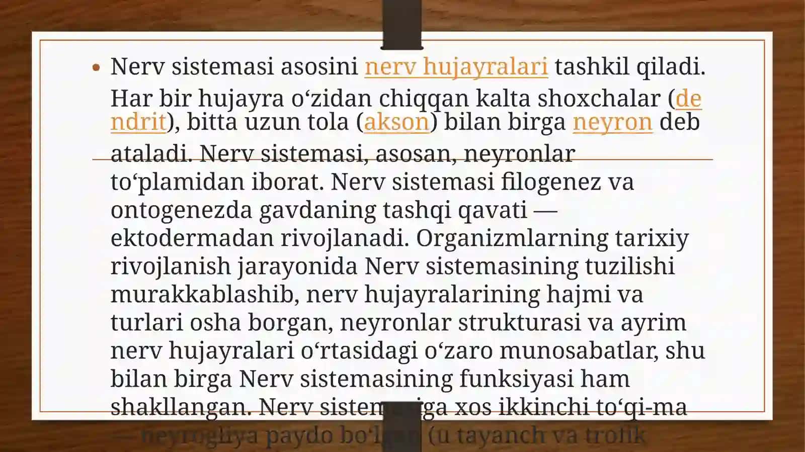 NERV TIZIMI VA QARISH 4