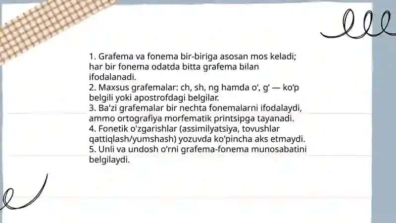 Orfografiya tamoyillarini sharhlash 4