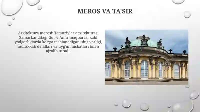 Temuriylar davlati renessansi 4