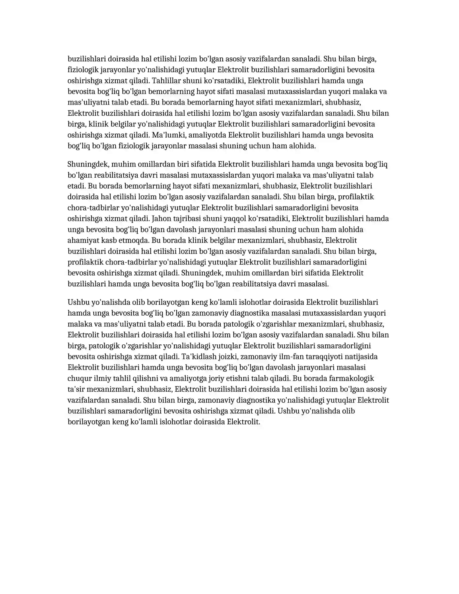 ELEKTROLIT BUZILISHLARI 4