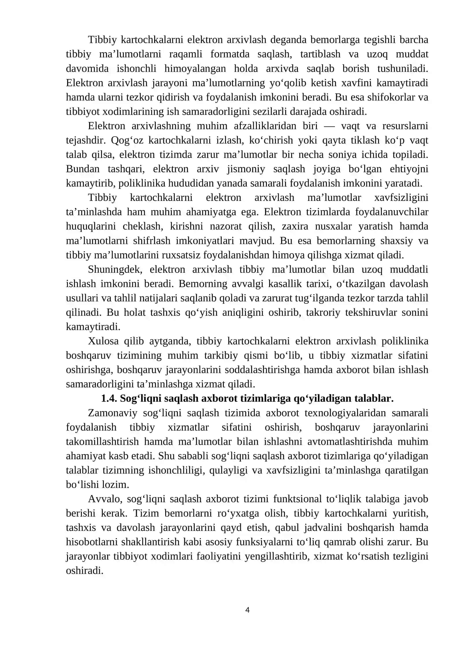 MA’LUMOTLAR BAZASINI LOYIHALASH VA TIZIM ARXITEKTURASI 4