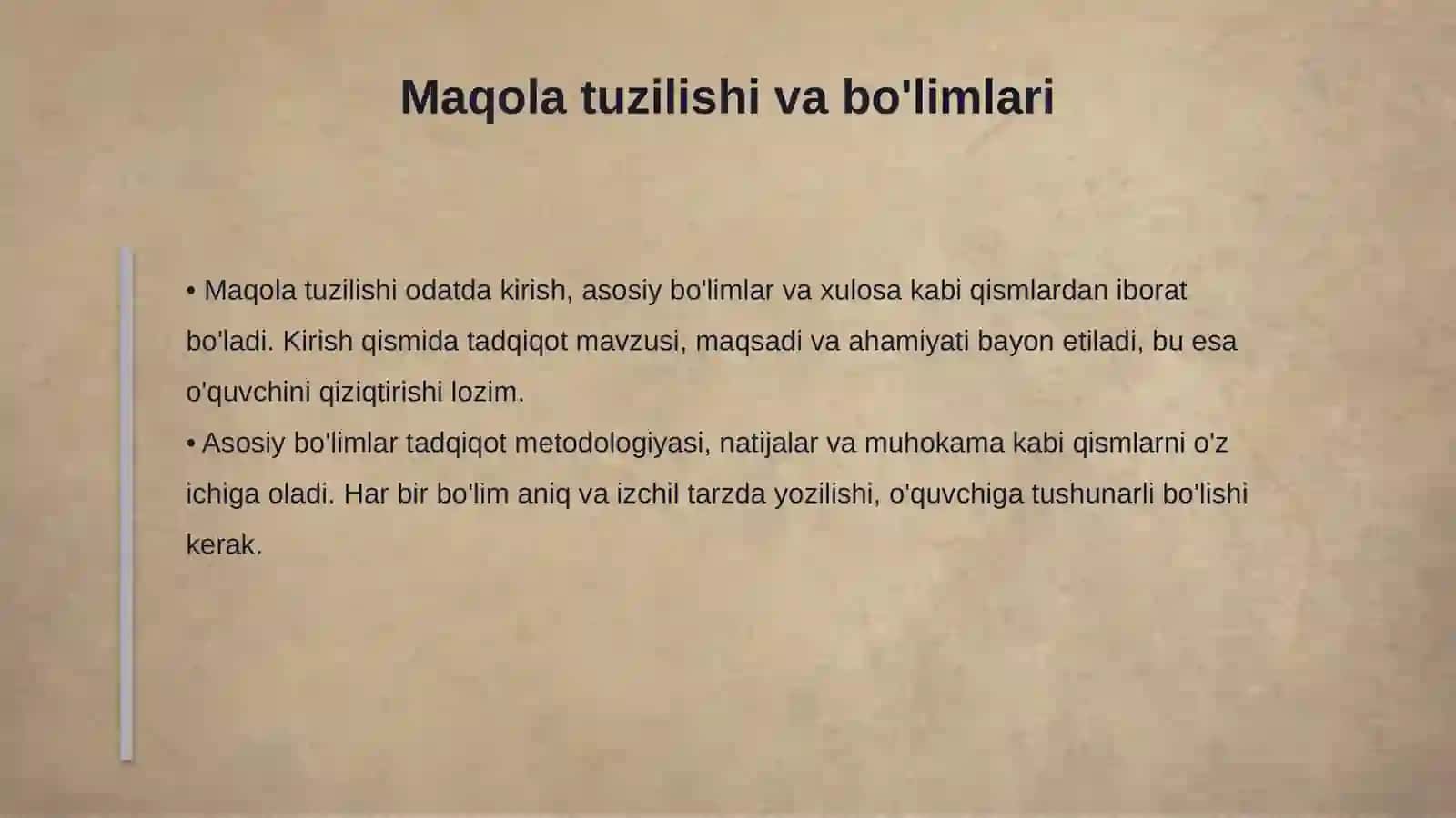 Ilmiy maqola rasmiylashtirish talablari 4