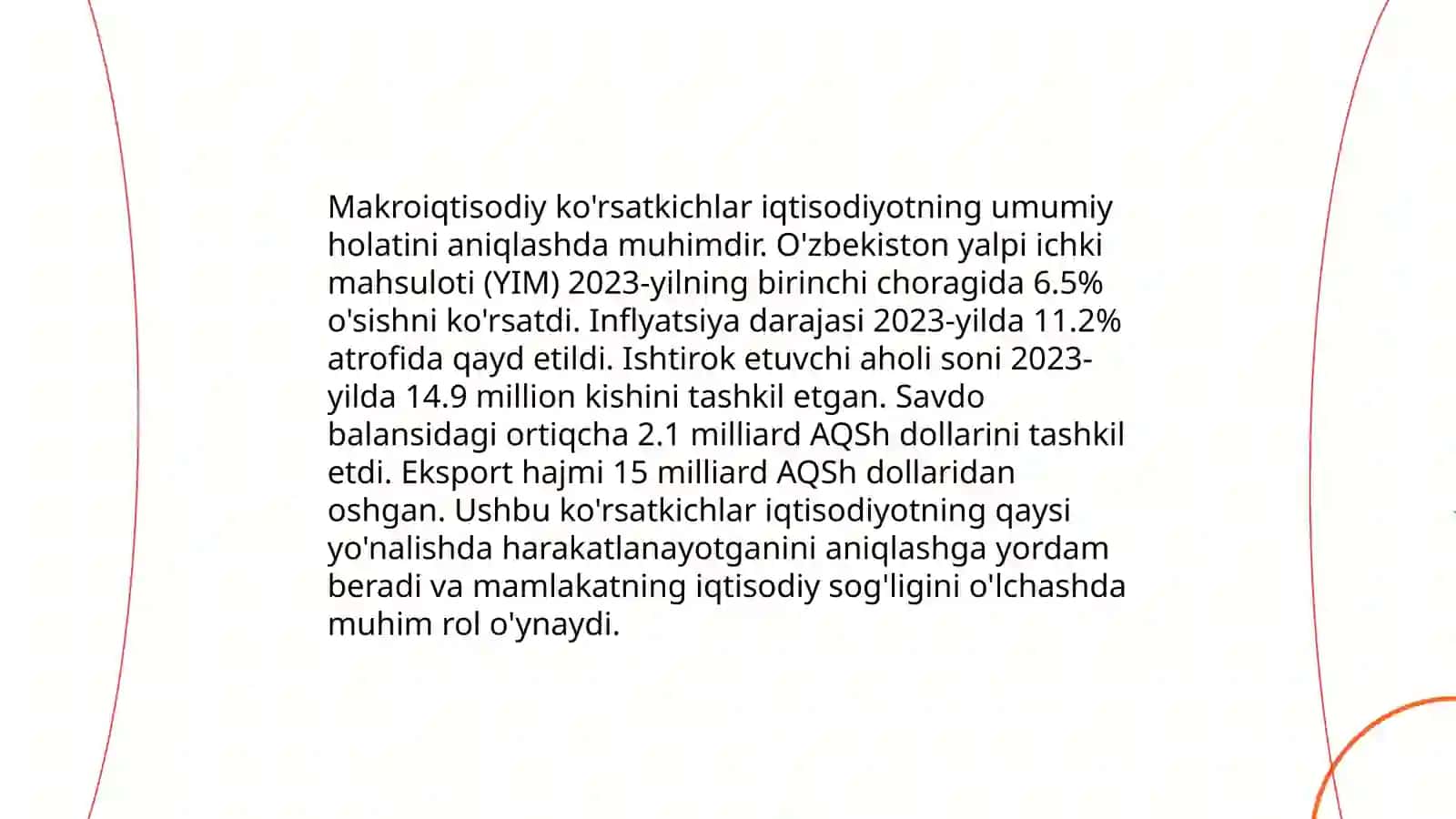 Milliy hisoblar tizimi va makroiqtisodiy ko'rsatkichlar 4