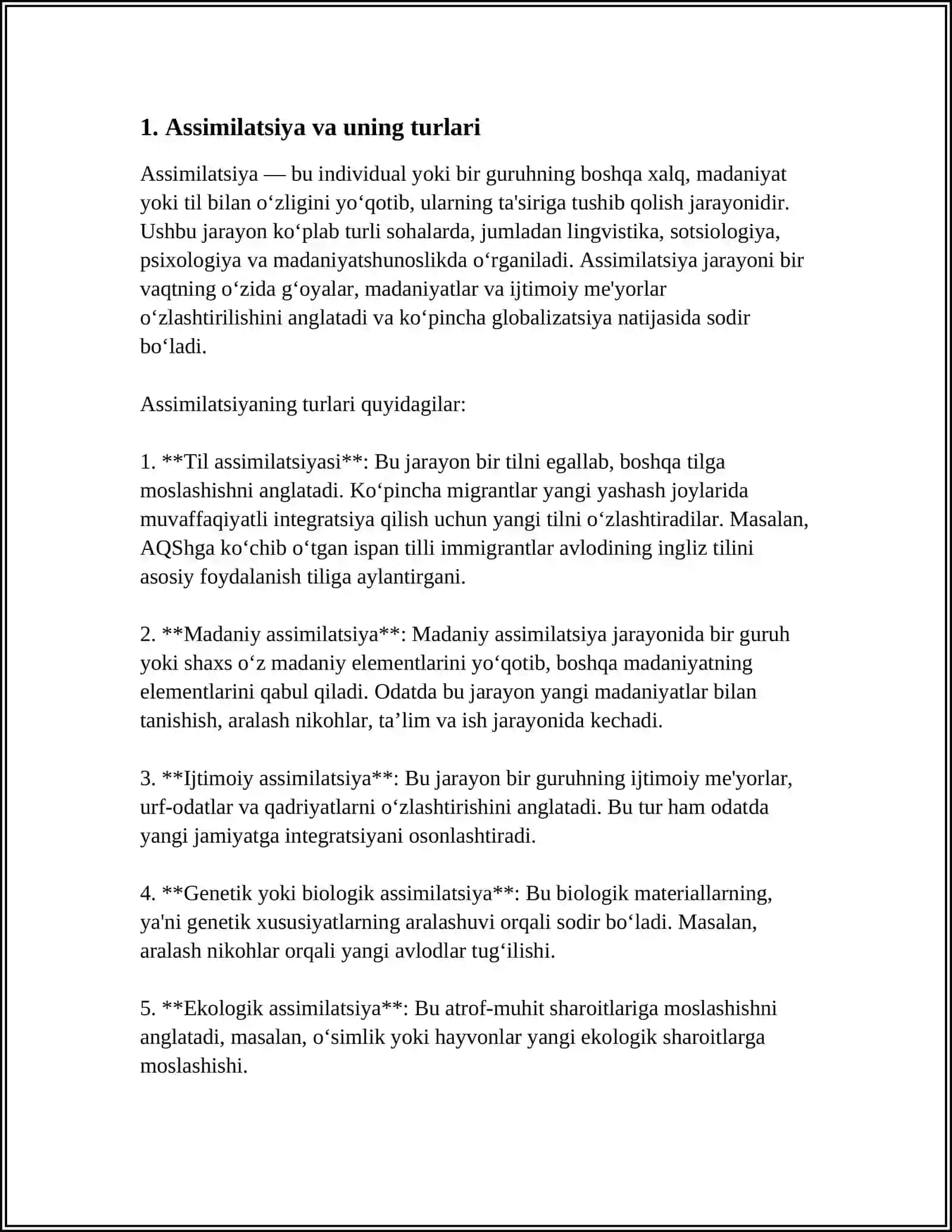 FONETIK JARAYONLAR: ASSIMILATSIYA DISSIMILATSIYA 4