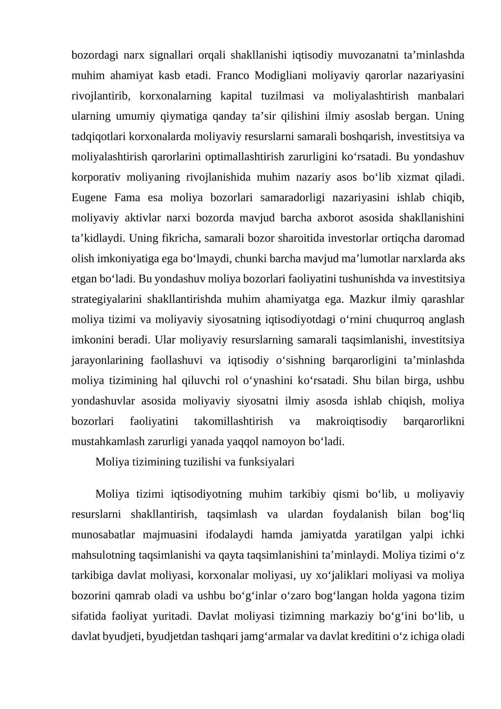 MOLIYA TIZIMI VA MOLIYAVIY SIYOSAT 4