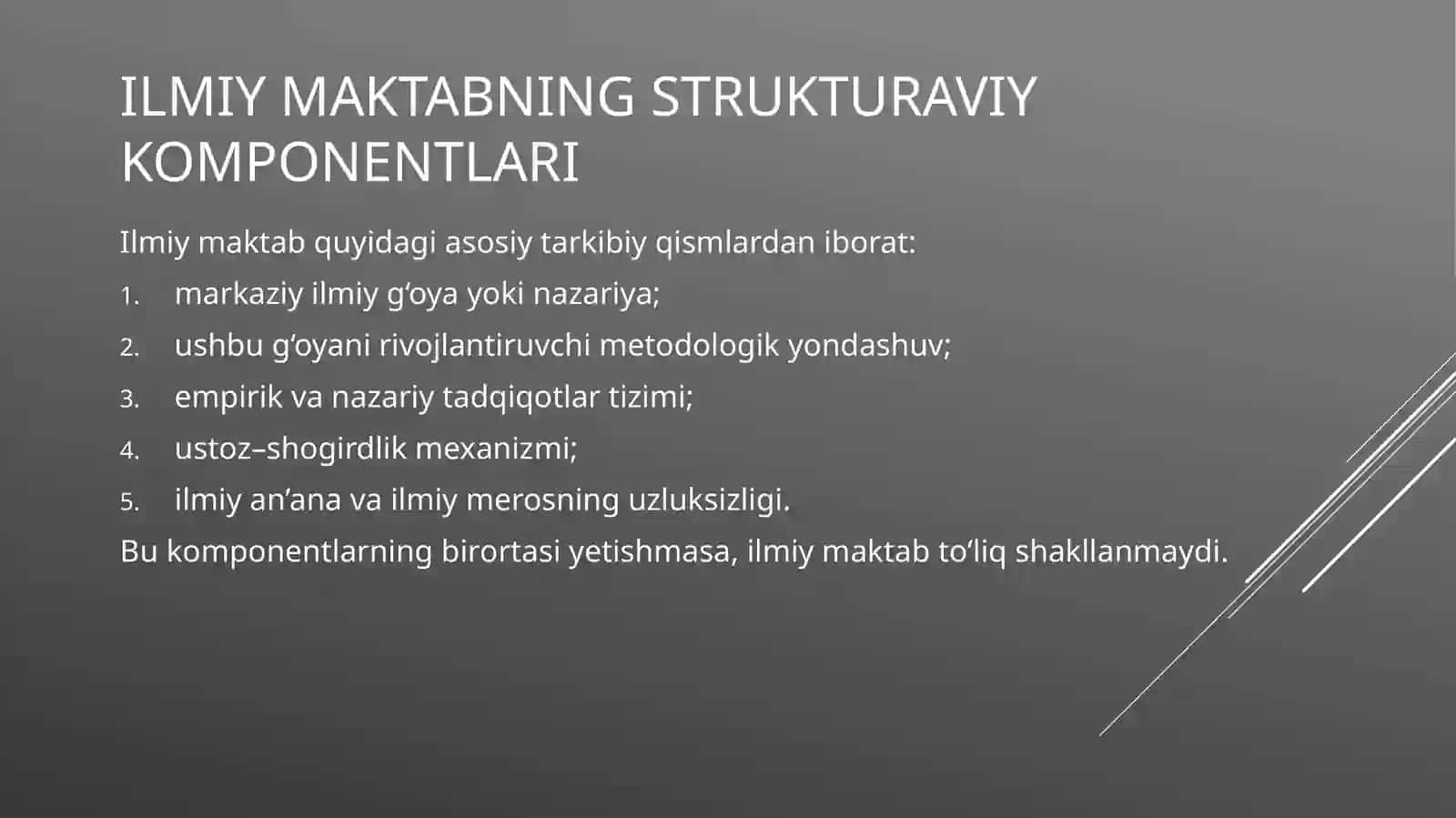 Ilmiy maktab metod va metadalogiya muammolari 4