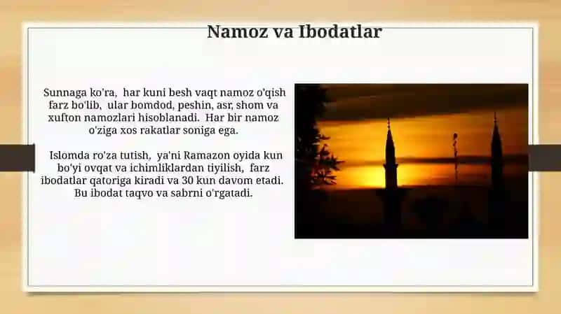 Sunniylik haqida 4